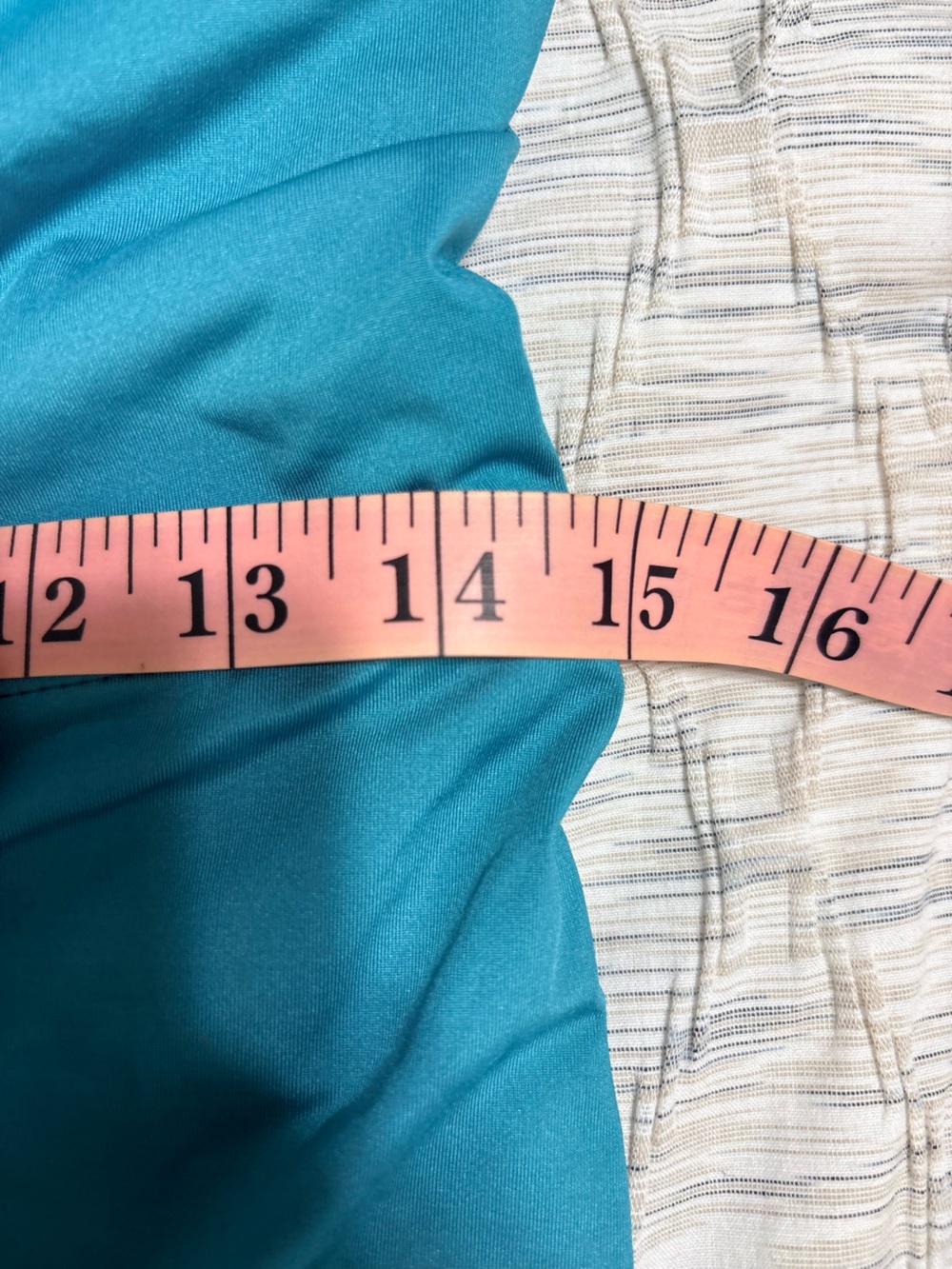 Halara Wide Leg Cowl Neck Crisscross Back Teal Removable Pads Jumpsuit NWT Sz M - Picture 12 of 13
